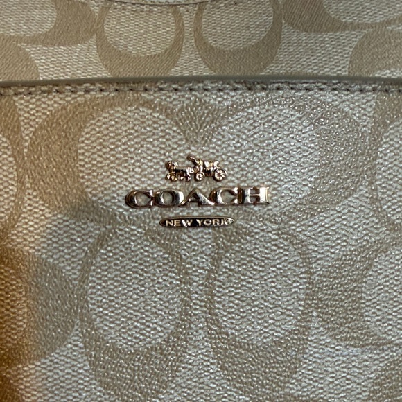 Coach Tan Signature Crossbody Bag - Picture 5 of 12